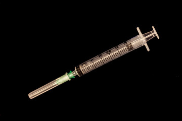 Needle with syringe