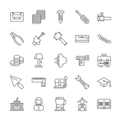 25 Simple Universal Related Color Icons