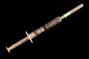 Needle on Syringe