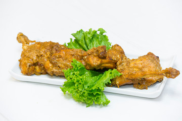 Nawabi food – Chicken Roast with gravy. This types of food are too flavourful and delicious.
