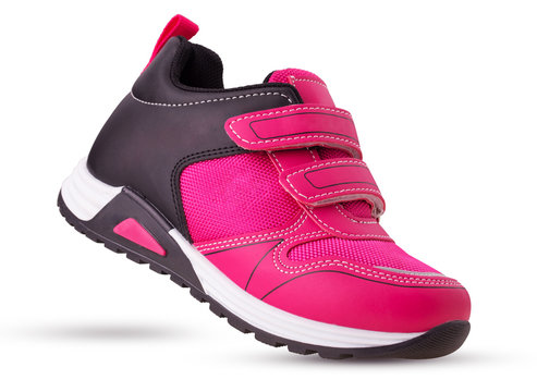 Sports pink and black sneaker