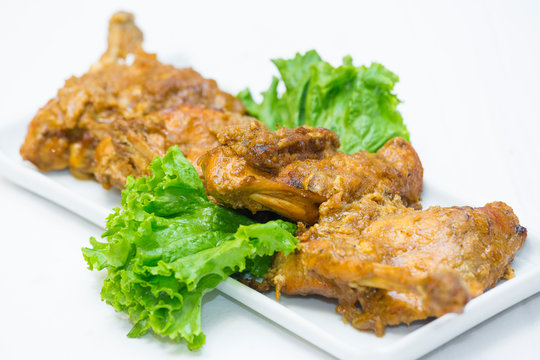Nawabi food – Chicken Roast with gravy. This types of food are too flavourful and delicious.