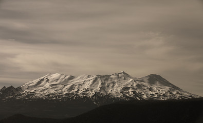 Berge Gipfel in Neuseeland mit Fernsicht
