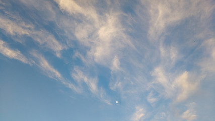 blue sky with clouds