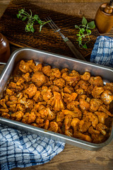 Tasty fried cauliflower.
