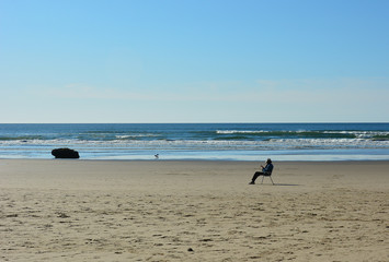 Beautiful Uncrowded Beach on Oregon Coast