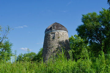 old grain tower