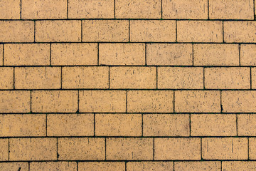 yellow rectangular brick wall background