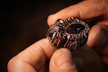 Craft jewelery making.