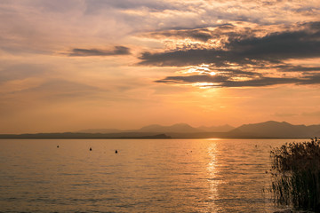 Lago di Garda in north Italy