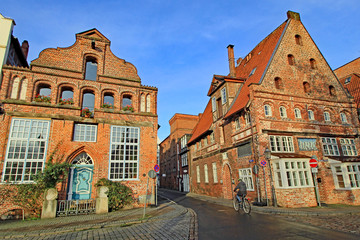 Lüneburg: Idylle am Stintmarkt (Niedersachsen)