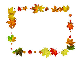 Autumn leaves wind. November falling pattern background. Season concept