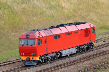 Fototapeta premium red train