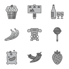 9 User interface Icon set for web and mobile applications