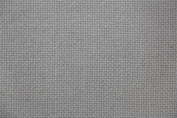 Fabric texture close-up. Grey cloth. Natural fabric.