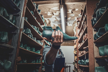 Talented cobbler finally found right form of shoe for his new project at storage.