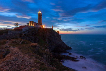 Fototapeta premium cabo Mayor lighthouse at sunset