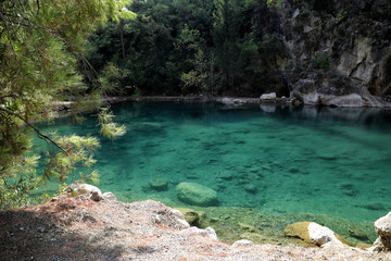 Goynuk Canyon on the Anatolisk coast of Turkey.