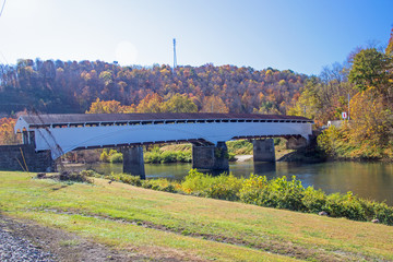 Covered bridges in Appalachia, West Virginia
