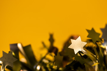 Arri&egrave;re-plan des f&ecirc;tes de fin d'ann&eacute;e et de No&euml;l - guirlande d'&eacute;toile