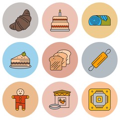Set Of Universal 9 Icons