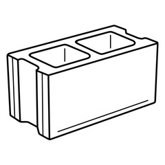 Road concrete cement block