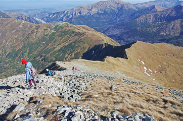 Fototapeta premium Treking po górach