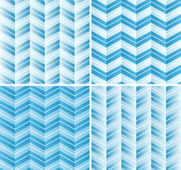 Seamless Chevron Pattern in blue gradient Color. Nice background for Scrapbook or Photo Collage. Modern Christmas Backgrounds