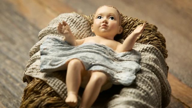 Baby Jesus Ceramic Figurine