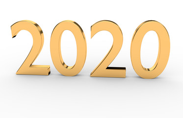 Gold numbers of New Year 2020