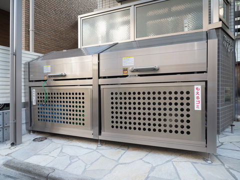 集合住宅のゴミ捨て場