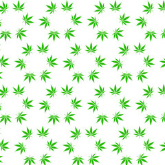 Marijuana pattern vector black background