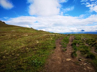 Mountain area in Norway