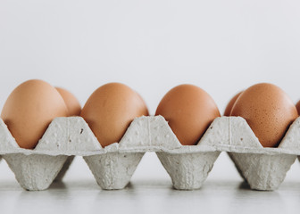 eggs protein yolk easter shell tray mockup