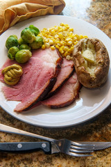 Roasted Ham Dinner