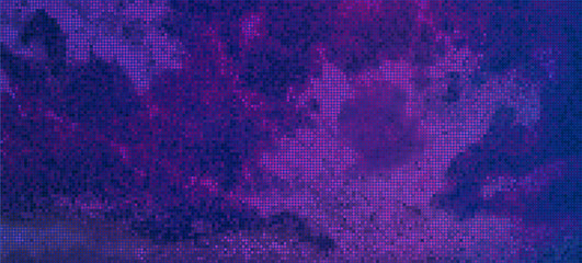 Sky with Clouds Halftone Vector Background. Trendy Backdrop for Your Design