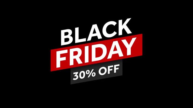Black Friday 30 Percent Off Sale