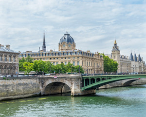 Bridge over the river Seine. Paris. France.