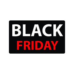 Black friday icon. sale banner, advertising