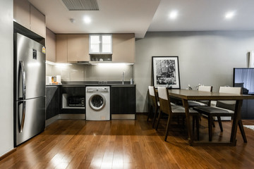 Modern, bright, clean, kitchen interior 
