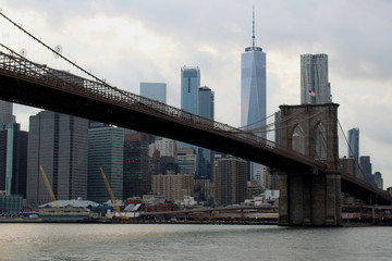 Brooklyn Bridge and the New York City Skyline