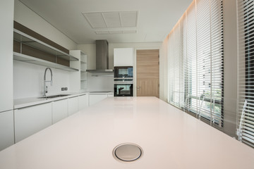 Modern, bright, clean, kitchen interior 