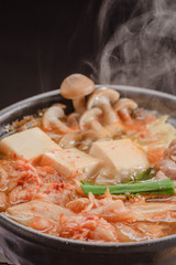 冬の味覚　キムチ鍋