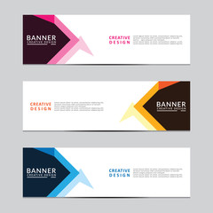 Fototapeta premium Vector abstract geometric design banner web template. Modern design. Vector illustration