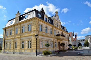 Rathaus in Demmin Mecklenburg-Vorpommern Neubau