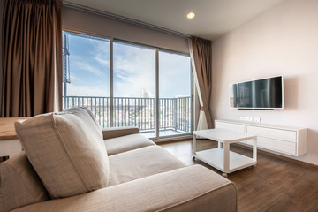 Interior, beautiful apartment, luxurious living room