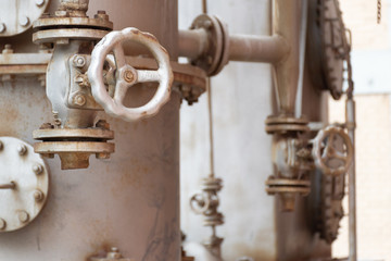 Fototapeta premium Rusty pipe and valve