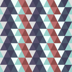 Geometric triangles abstract seamless pattern for decoration wrapping paper or wallpaper. Background and texture.