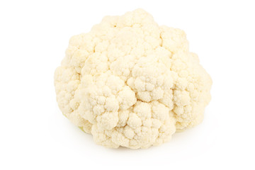 Cauliflower isolated on a white background. Food
