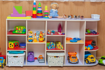 Children furniture with toys